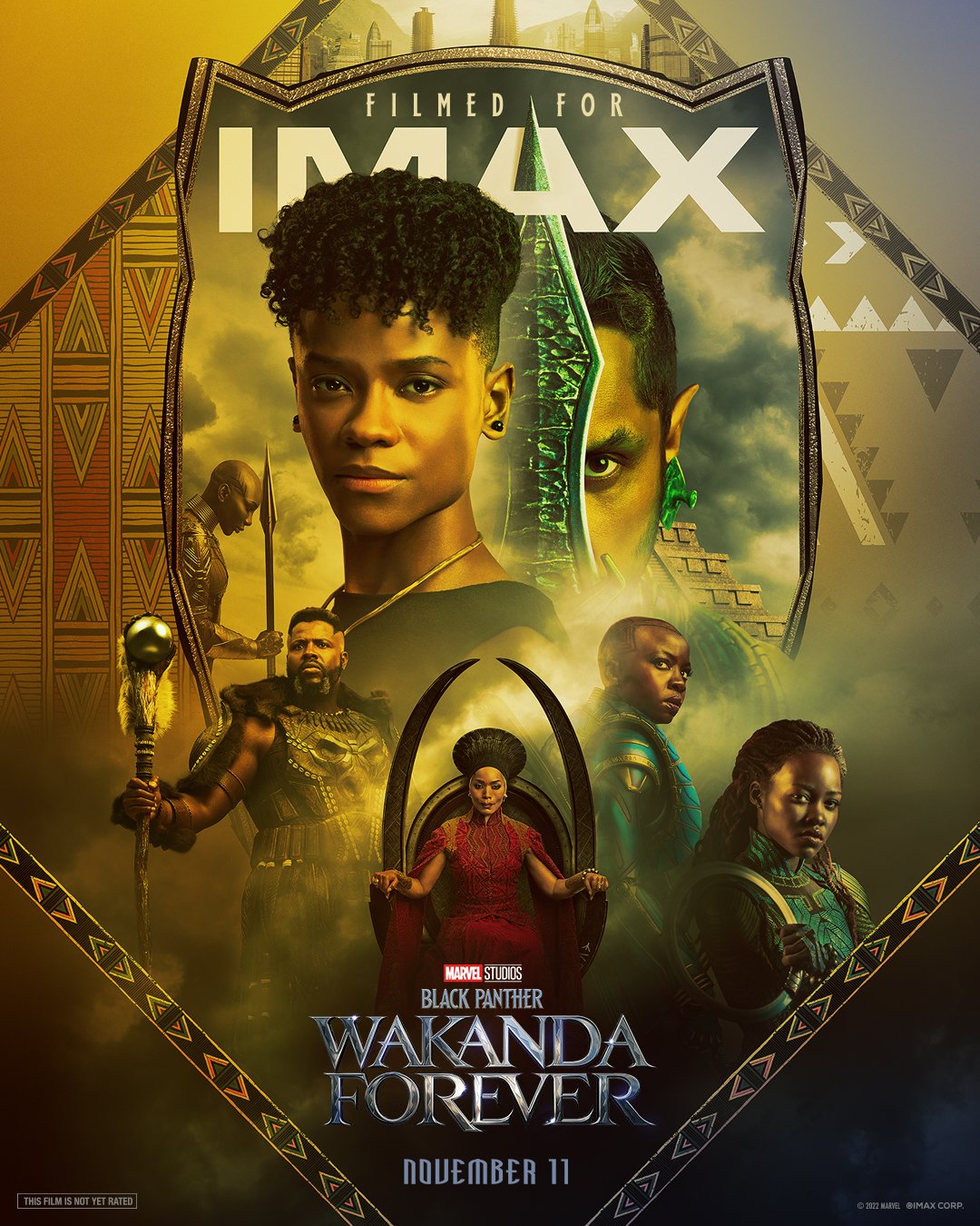 black panther wakanda forever poster imax