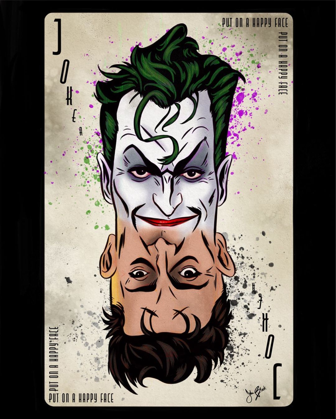 the joker poster comic