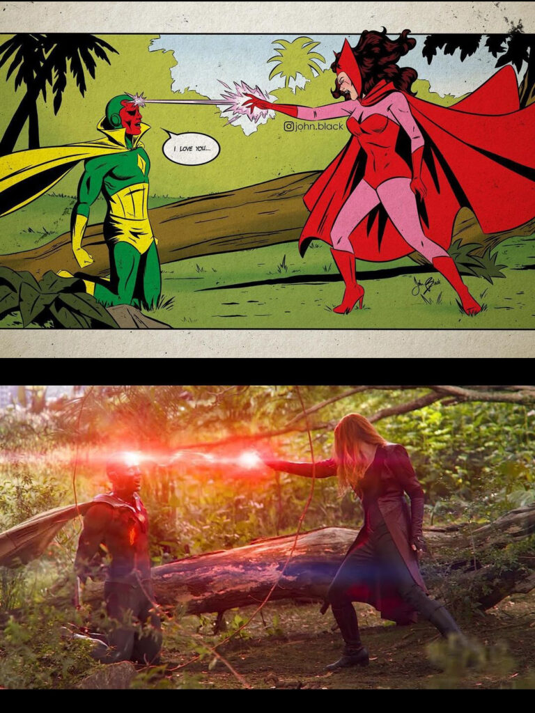 Wanda y Vision Infinity War