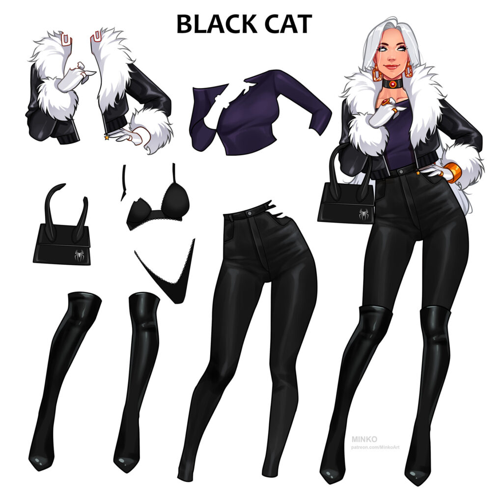 Marvel Fan art Black Cat