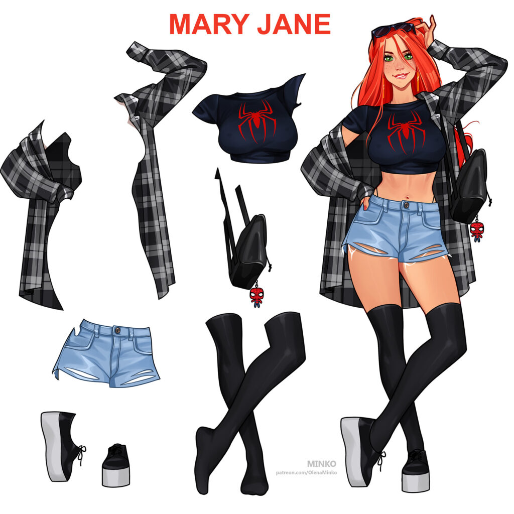 Marvel Fan Art Mary Jane Watson