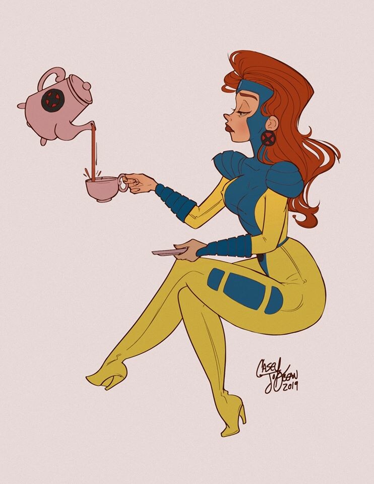 Marvel Comics Pin Up Jean Grey