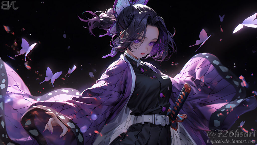 Shinobu Kocho el pilar mariposa