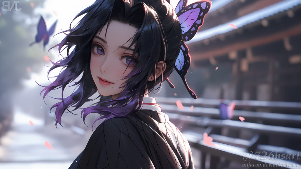 Shinobu Kocho el pilar mariposa