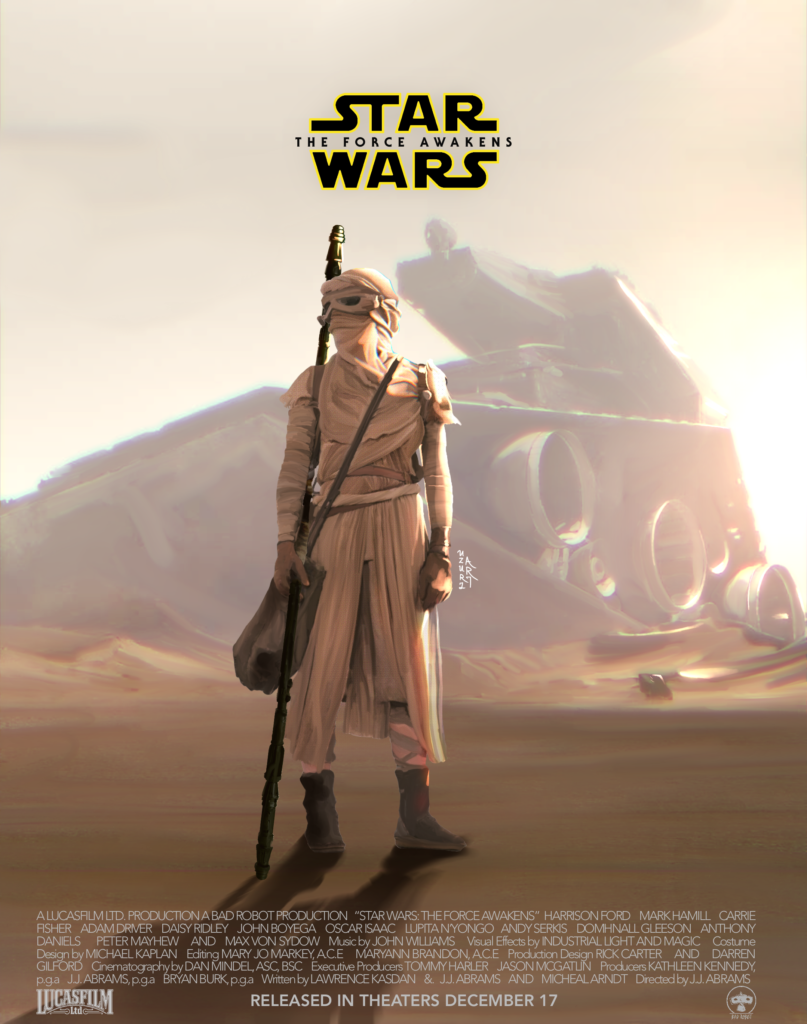 Star Wars Rey on Jakku