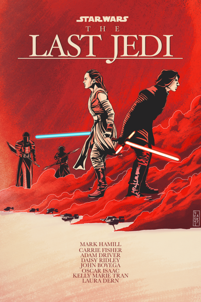 Star Wars The Last Jedi battle